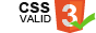 Valid CSS 3
